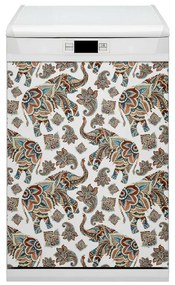 Ozdobny magnes na zmywarkę Słonie