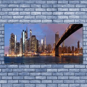 Obraz canvas Nowoczesny Most nad Wielkim Miastem