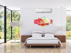 Obraz abstrakcji - malarstwo (125x70 cm)