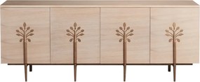 Designerska komoda fornirowana Stilig ST307 w kolorze białego dębu