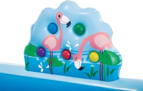 Dmuchany plac zabaw wodny 244x198 cm Intex 161 ze zjeżdżalnią i fontanną