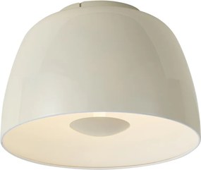 Lampa sufitowa retro beżowa z białym wnętrzem, z 3-stopniowym ściemnianiem LED - Vera
