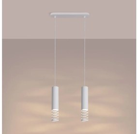 Sollux SL.1687 - Żyrandol na lince LAMI 2xGU10/10W/230V biały