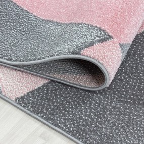 Różowo-szary chodnik 80x250 cm Beta – Ayyildiz Carpets