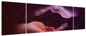 Obraz dłoni (170x50 cm)