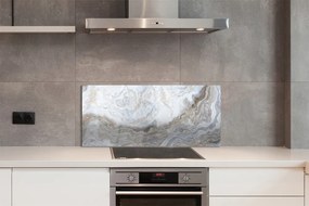 Panel szklany do Kuchni Naturalne Użylenie Marmuru
