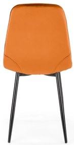 Krzesło tapicerowane K417 VELVET cynamonowe HALMAR