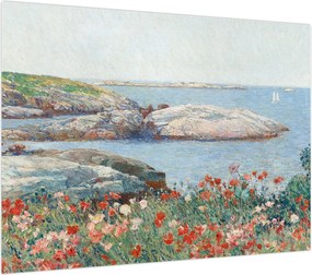 Obraz na szkle - Childe Hassam, Poppies,  Isles of Shoals, reprodukcje (70x50 cm)