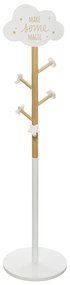 Wieszak na ubrania dla dziecka, MDF, 135,5 cm, z chmurką
