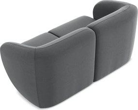 Szara aksamitna sofa 174 cm Lani – Makamii