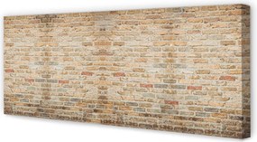 Obraz drukowany na płótnie Industrialna Czerwona Cegła