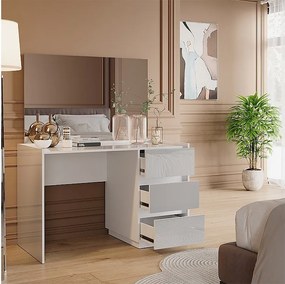 Toaletka biały wysoki połysk 120x60x78.6 marla