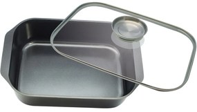 Elo 82840 Basic Brytfanna ze szklaną pokrywką i aromatyzerem Raffinesse 40 x 26 cm