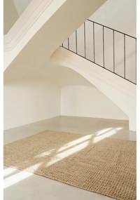 Wełniany chodnik odpowiedni do prania/tkany ręcznie w kolorze khaki 80x230 cm Unexpected Wool – Lorena Canals