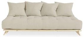 Sofa z beżowym obiciem Karup Design Senza Natural/Beige