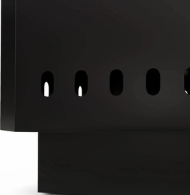 Outsunny Palenisko ogrodowe Feuerstelle, z hakiem, 48 x 48 x 41 cm, Czarny