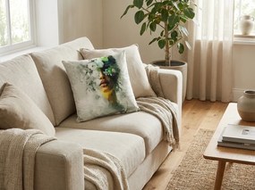 Poduszka dekoracyjna SIWA 45x45 cm, zielona