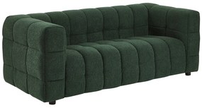 Kanapa 2-osobowa z zielonej tkaniny z bukli LERICI od Pascal Morabito