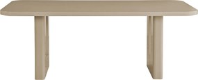 Stół jadalniany dla 8 osób z MDF - Taupe - NAKONI