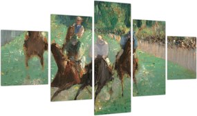 Obraz - Edouard Manet, At the Races, reprodukcje (125x70 cm)