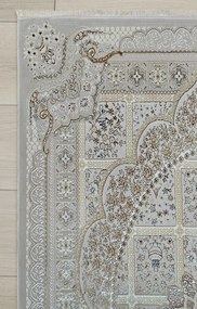 Dywan klasyczny Gold Ornament beżowo-złoty 80 cm x 150 cm