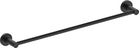 Luisa wieszak na ręczniki 1 pręt czarny - Essebagno