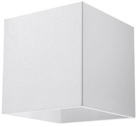 Biały kinkiet Geo – Sollux