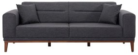 Antracytowa rozkładana sofa 223 cm Liones – Artie