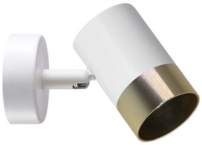 Kinkiet w biało-złotym kolorze Tobi – Candellux Lighting