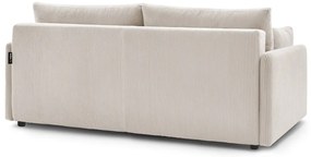 Beżowa sztruksowa rozkładana sofa 211 cm Marcel – Bobochic Paris