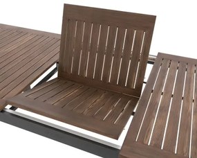 EXPERT WOOD Plus - rozkładany stół ogrodowy aluminiowy 150/210 x 90 x 75,5 cm