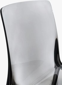 Szare plastikowe krzesło ogrodowe Adele – Bizzotto