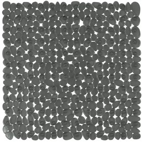 Spirella Antypoślizgowa mata prysznicowa RIVERSTONE, ciemnoszara, 54 x 54 cm