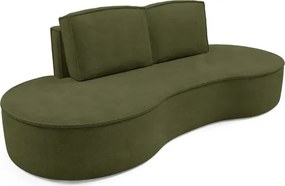 Sofa MOLLY z funkcja spania i pojemnikiem ZIELONY CURIO 39
