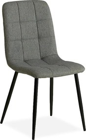 Krzesło jadalniane 43,5x88x50 cm szare Eames