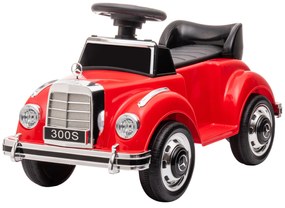 AIYAPLAY Mercedes Benz Design 300 S Dziecięcy Pojazd do Zjeżdżania, Czerwony