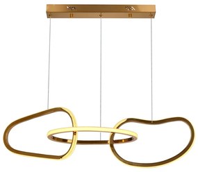 Lampa wisząca LED w kolorze złota Anneli – Candellux Lighting