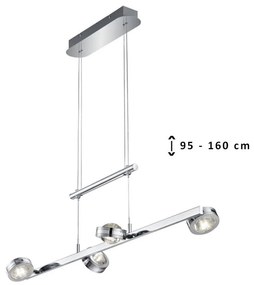 TRIO - LED Żyrandol na lince LENTIL 8xLED/2,3W/230V