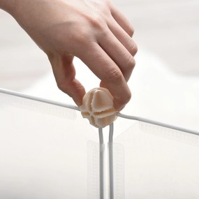 Kojec DIY dla szczeniąt 12 paneli łatwy montaż przestronny biały 105x105x45cm | Aosom PL