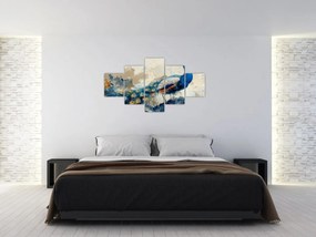 Obraz - Paw, malarstwo (125x70 cm)