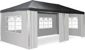 Namiot ogrodowy 3×6 m z systemem klik i bocznymi ściankami