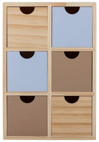 Drewniany dziecięcy pojemnik na zabawki w naturalnym kolorze 27x8x18 cm Calle – Bloomingville Mini