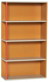 Pomarańczowy regał ścienny z litego drewna jesionowego 60x109 cm Apollo – Hübsch