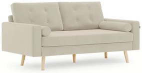 Beżowa 3-osobowa sofa MANDI