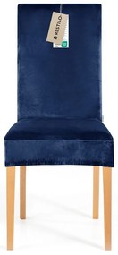 Niebieski elastyczny pokrowiec na krzesło 48 cm Sento – Restilo