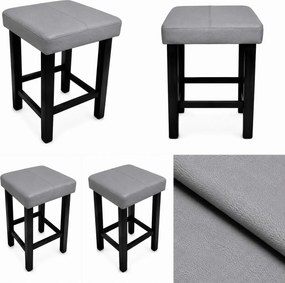 Taboret Klasyk 45cm Stołek Loft Eko-skóra D22