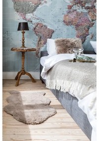 Beżowa sztuczna skóra Tiseco Home Studio Sheepskin, 80x150 cm