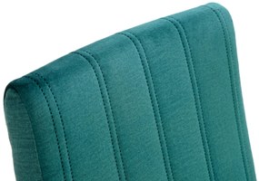 Krzesło drewniane tapicerowane DIEGO 2 czarny velvet pikowany Pasy - MONOLITH 37 (ciemny zielony)