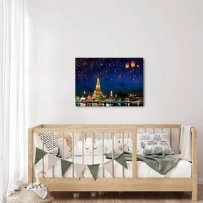 Obraz - Lampiony szczęścia, Bangkok (70x50 cm)