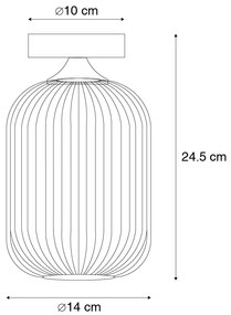 Inteligentna lampa sufitowa mosiężna z WiFi A60 - Banci ArtDeco Oswietlenie wewnetrzne